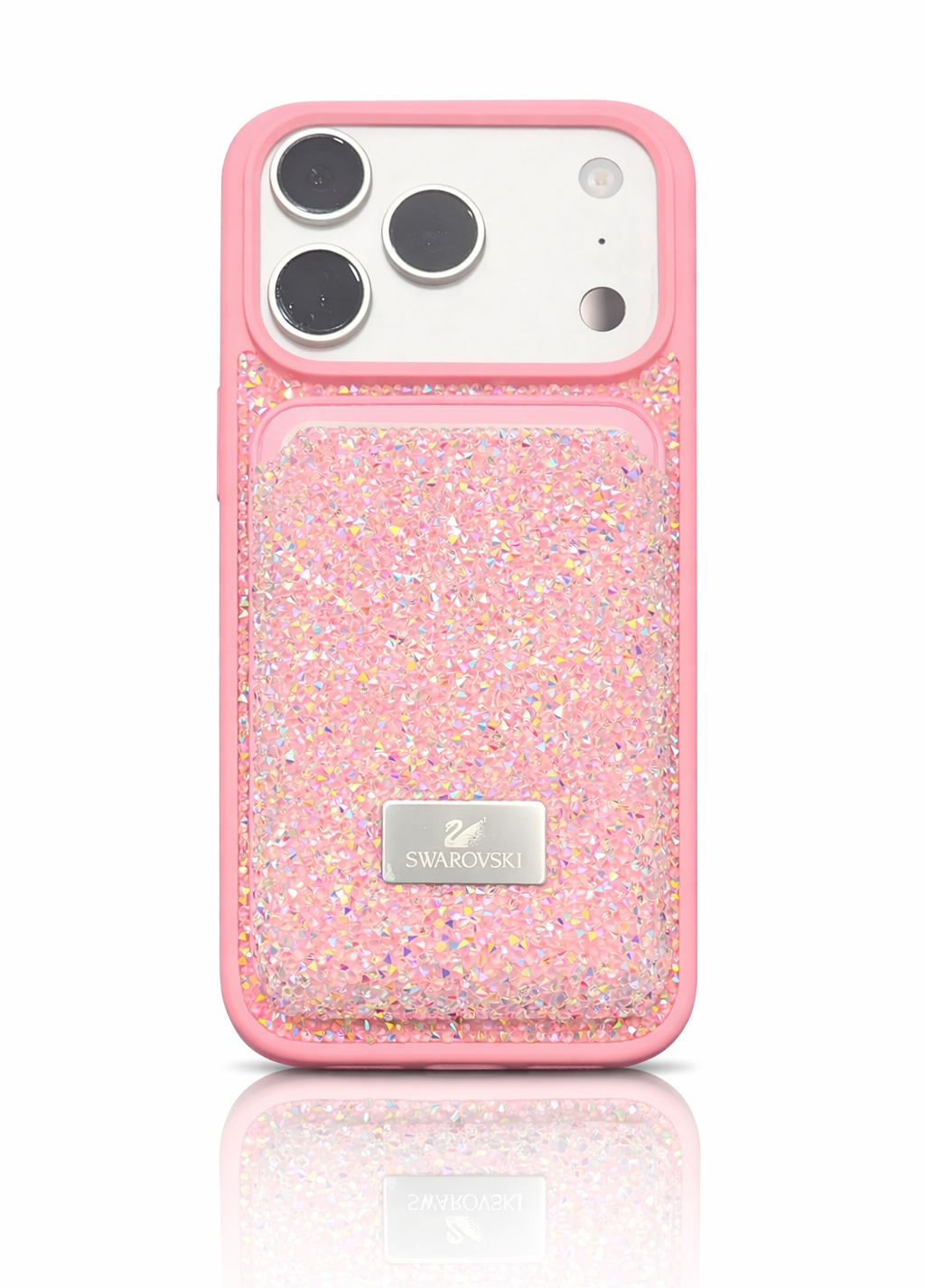Swarov Case + MagSafe Card Holder – Baby Pink