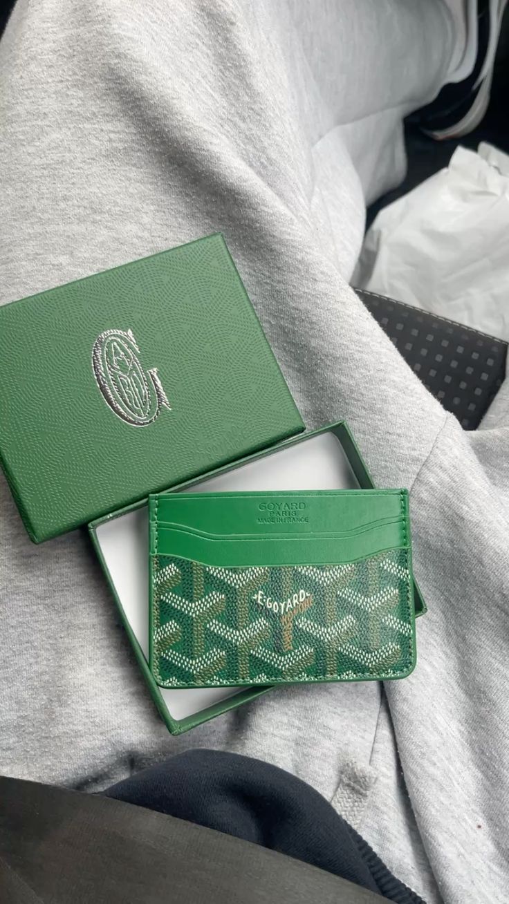 GOYARD Card Holder - Green