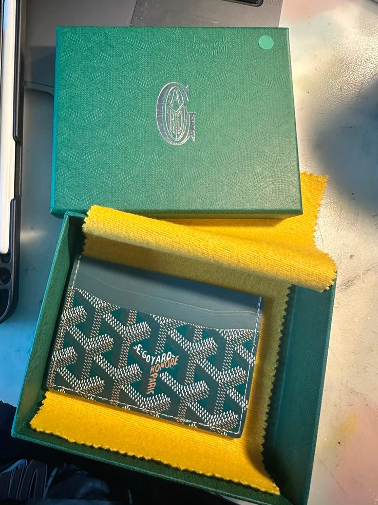 GOYARD Card Holder - Green